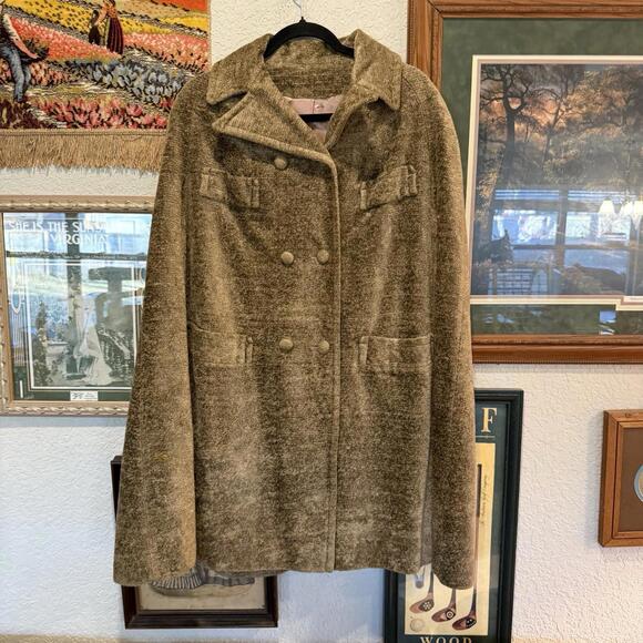 Jackets & Blazers - Vintage 70s RARE Union Made Mar Del By Rice Sleeveless Cape Style Jacket Size XL